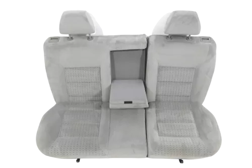 VW Golf 4 Limousine Sitz Rückbank Rücksitzbank Sitzfläche Sitze Kopfstützen grau (144710)