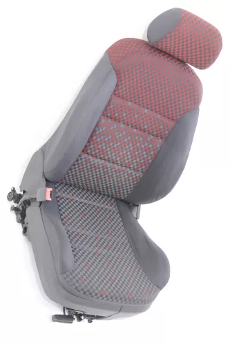 Audi A3 8L Sitz Fahrersitz vorne links 2/3-Türer klappbar höhenverstellbar rot (144950)