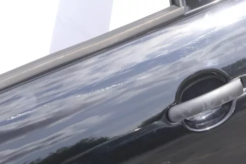 VW Fox 5Z Tür vorne links Fahrertür schwarz L041 uni (145077)