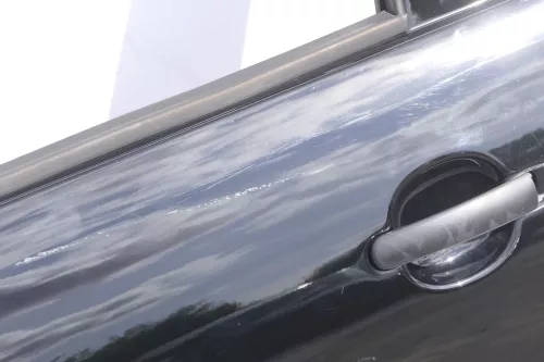 VW Fox 5Z Tür vorne links Fahrertür schwarz L041 uni (145077)