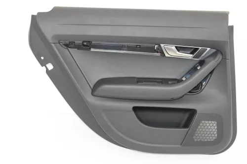 1x Audi A6 4F Türverkleidung Verkleidung Tür hinten links Volterra Leder S-line
