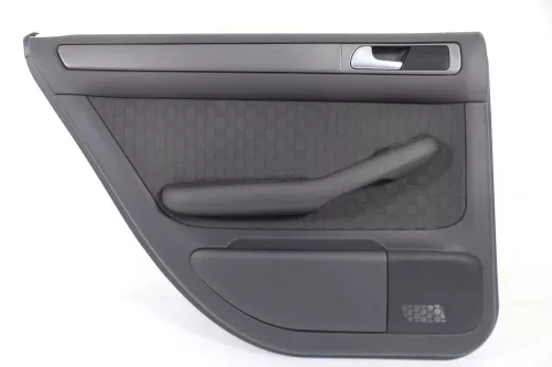 1x Audi A6 4B Türverkleidung Verkleidung Tür hinten links soul schwarz