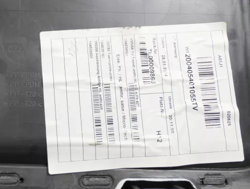VW Touran 1x Türverkleidung Verkleidung Tür hinten links anthrazit Trendline (145667)
