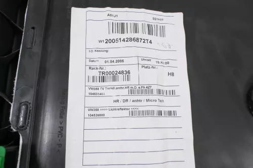 VW Touran 1x Türverkleidung Verkleidung Tür hinten rechts anthrazit Trendline (145668)