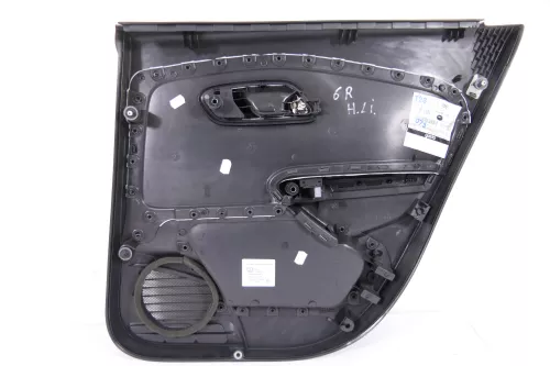 VW Polo 6R 1x Türverkleidung Verkleidung Tür 4/5-Türer schwarz hinten links (145671)