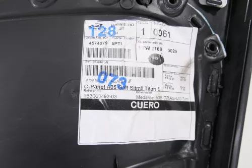 VW Polo 6R 1x Türverkleidung Verkleidung Tür 4/5-Türer schwarz hinten links (145671)