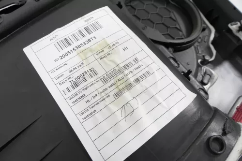 VW Touran 1x Türverkleidung Verkleidung Tür hinten links anthrazit schwarz (145703)