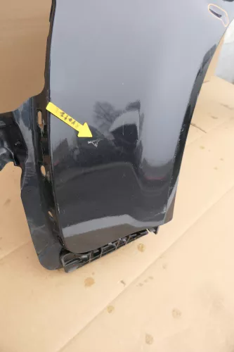 Audi A4 8E B6 Kotflügel vorne links schwarz - Delle (145791)