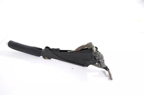 Audi A6 4B Handbremse Feststellbremse schwarz Leder (145862)