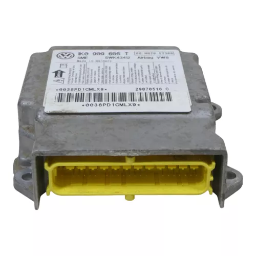 VW Golf 5 Steuergerät Airbagsteuergerät 1K0909605T /N 03 / 05 H015 S2100 037