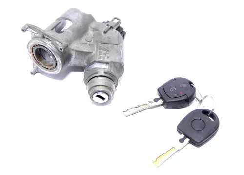 Seat Ibiza 6K Facelift Schloß Gehäuse mit Zündschloß Schlüssel Funkschlüssel