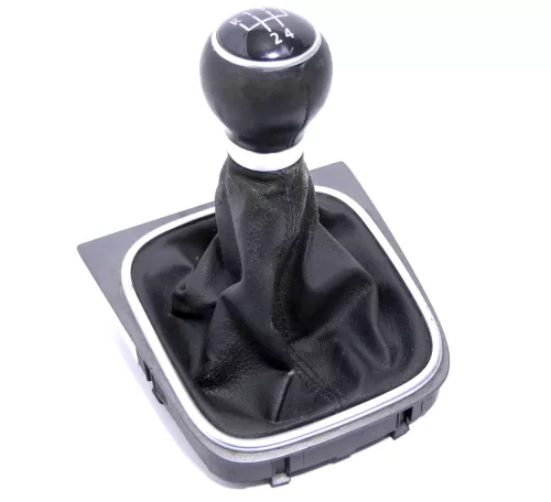 Golf 5 Schaltknauf Schaltsack Schaltung Schaltknüppel Leder 5-Gang 1K0711113BJ