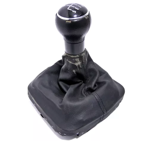 Golf 5 Schaltknauf Schaltsack Schaltung Schaltknüppel Leder 5-Gang 1K0711113AH (146160)