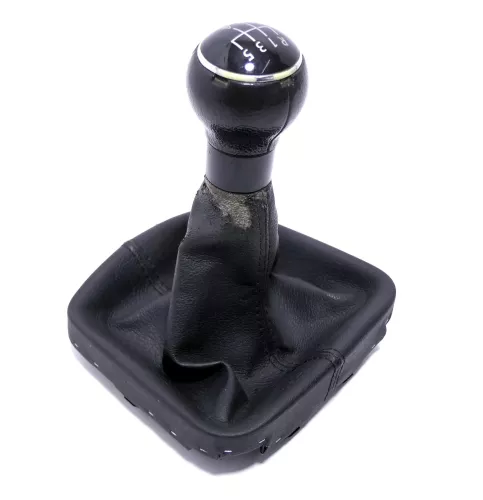 Golf 5 Schaltknauf Schaltsack Schaltung Schaltknüppel Leder 5-Gang 1K0711113AH (146164)