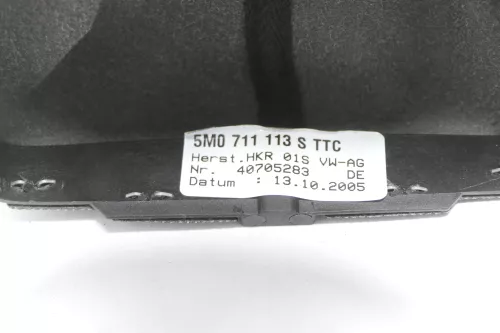 VW Golf Plus 5M Schaltknauf Schaltsack Schaltung Schaltknüppel 6-Gang (146191)