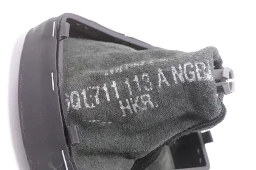 VW Polo 9N 9N3 Schaltknauf Schaltsack Schaltung Schaltknüppel 6Q1711113A Leder (146193)