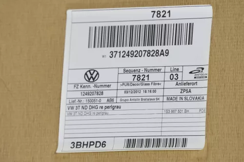 VW Up 2/3-Türer Himmel Innenraum Decke Dachhimmel Dach oben grau perlgrau (146249)