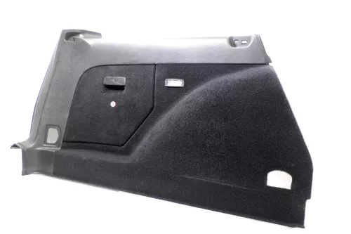 VW Golf 4 Variant Abdeckung Verkleidung Kofferraum hinten links 1J9867423CB schw (146487)