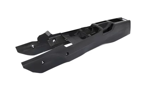 Audi A3 8P Mitteltunnel hinten Verkleidung um Handbremse Konsole schwarz A (146536)