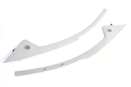 VW Fox 5Z A-Säulen Verkleidung vorne links + rechts grau Lautsprecher Abdeckung (146619)