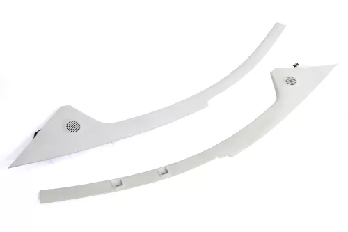 VW Fox 5Z A-Säulen Verkleidung vorne links + rechts grau Lautsprecher Abdeckung (146619)