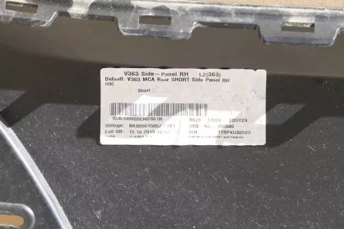 Ford Transit MK8 TTS TTG Stoßstange Heckstoßstange hinten rechts Ecke (146654)