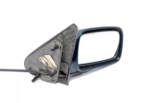 VW Polo 6N manueller manuell Spiegel Außenspiegel rechts grün LC6P & Glas