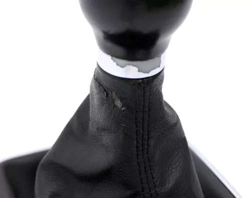 VW Passat 3C 6-Gang Schaltknauf Schaltsack Schaltung Schaltknüppel original schw (146985)