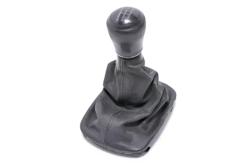 Audi A6 4B Schaltknauf Schaltsack Schaltknüppel original 5-Gang Leder schwarz