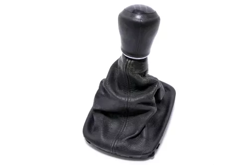 Audi A6 4B Schaltknauf Schaltsack Schaltknüppel original 5-Gang Leder schwarz (146987)