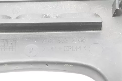 VW Polo 6N Rahmen um Schaltknauf Schaltsack Schaltung Schaltknüppel schwarz (146989)