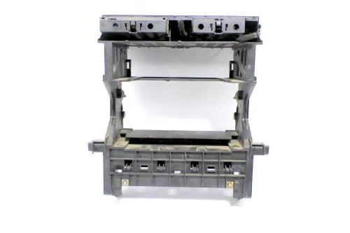 Audi A4 8E B7 Mittelkonsole Verkleidung um Radio einfach ( no keinNavi) blau (146996)