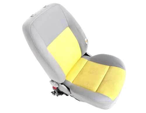 Seat Arosa VW Lupo Sitz vorn links Fahrersitz Höhenverstellung höhenverste gelb (147163)