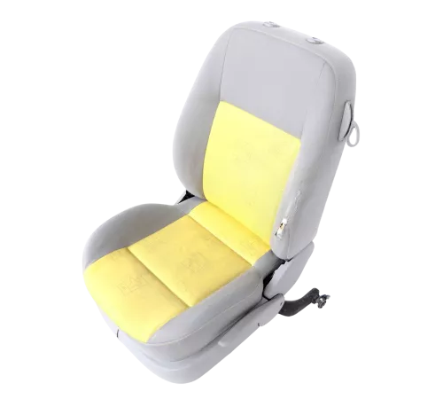 Seat Arosa VW Lupo Sitz vorn links Fahrersitz Höhenverstellung höhenverste gelb (147163)