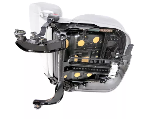 Arosa Lupo Sitz vorne links Fahrersitz Höhenverstellung schwarz College blau gra (147184)