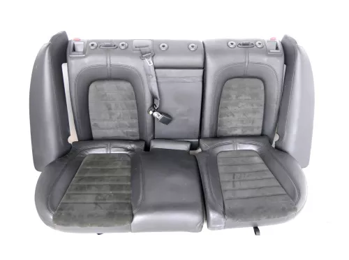 Passat 3C Kombi Sitz Rückbank Rücksitzbank Sitze Leder Lehne alcantara schwarz