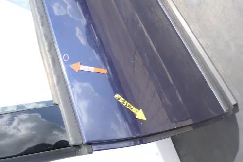 Passat 3B 3BG 3B6 Kombi Variant Tür hinten links blau LN5Y (147303)