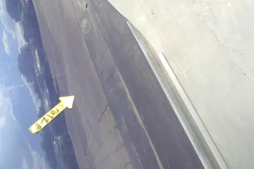 Passat 3B 3BG 3B6 Kombi Variant Tür hinten links blau LN5Y (147303)