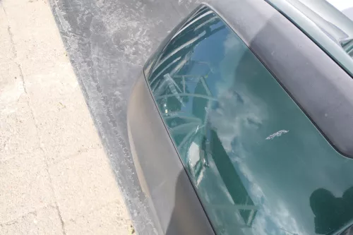 VW Golf 4 Limousine Stoßstange hinten Heckstoßstange Stoßfänger grün LC6M bright (147313)