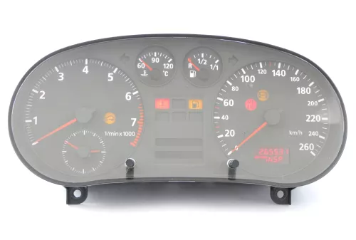 Audi A3 8L Tacho Tachometer Kombiinstrument 8L0919860A 265.000k Benziner 260km/h