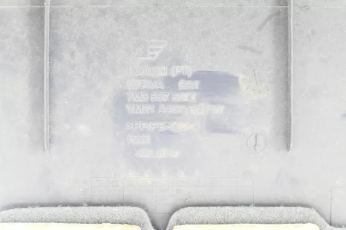 VW Sharan 7M Abdeckung Verkleidung Kofferraum hinten Heckklappe Deckel schwarz (147437)