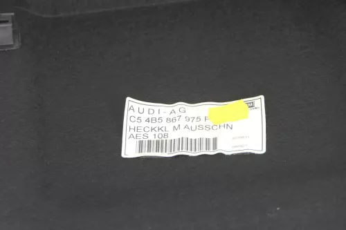 Audi A6 4B Limousine Abdeckung Verkleidung Kofferraum hinten Heckklappe Deckel f (147448)