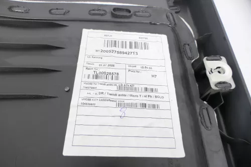 VW Touran 1x Türverkleidung Verkleidung Tür hinten links anthrazit (147783)