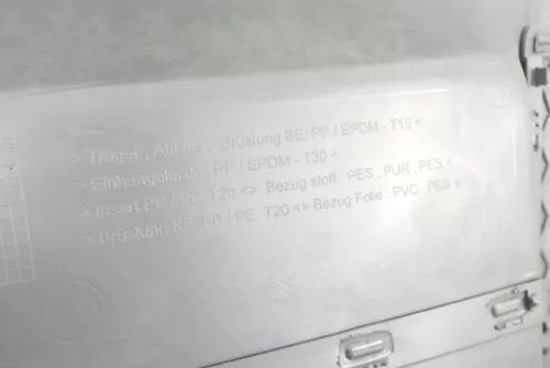 1x VW Polo 9N Türverkleidung Verkleidung Tür vorne rechts 2/3-Türer Beifahrertür (147813)