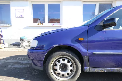 VW Polo 6N 6N1 Kotflügel vorne links blau LD5D chagallblau