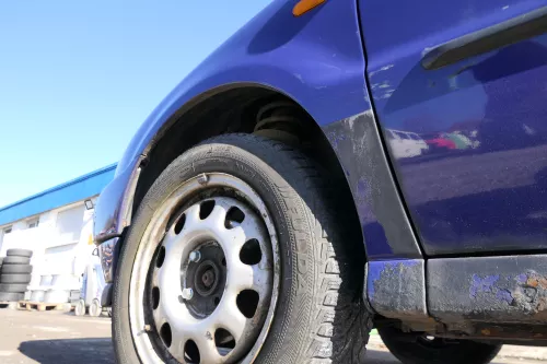 VW Polo 6N 6N1 Kotflügel vorne links blau LD5D chagallblau (147824)