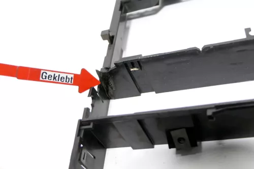 VW T4 Rahmen um Aschenbecher Abdeckung Mittelkonsole Verkleidung 7D1858089D (148125)