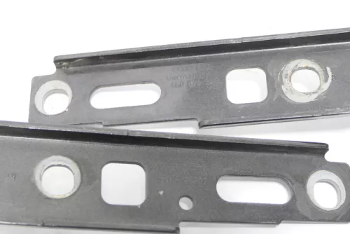2x Audi Q7 4L Scharniere für Motorhaube Klappe grau LZ7L links + rechts (148129)