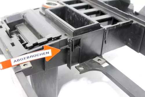 VW T4 Rahmen um Aschenbecher Abdeckung Mittelkonsole Verkleidung 7D1858089F /G (148134)