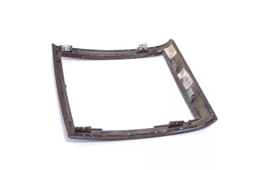 VW Touareg 7L Verkleidung Abdeckung Holz Dekor Wurzelnuss Mittelkonsole (148213)